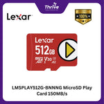 Load image into Gallery viewer, LMSPLAY512G-BNNNG MicroSD Play Card 150MB/s
