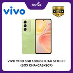 Load image into Gallery viewer, VIVO Y100 8GB 128GB HIJAU SEMILIR (BOX CHA+CAS+SCR)
