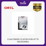 Load image into Gallery viewer, X-Geil 256GB 2.5 SATAIII R/W UP TO 550/520MB/s
