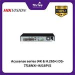 Load image into Gallery viewer, Acusense series (4K &amp; H.265+) DS-7716NXI-I4/16P/S
