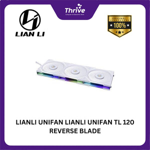 LIANLI UNIFAN LIANLI UNIFAN TL 120 REVERSE BLADE & NON REVERSE BLADE : TL 120 SINGLE PACK BLACK & WHITE