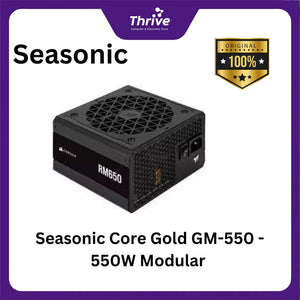 Seasonic Core Gold GM-550 - 550W Modular - 80+ Gold Certified - 7 Years Warranty Replacement