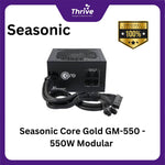 Load image into Gallery viewer, Seasonic Core Gold GM-550 - 550W Modular - 80+ Gold Certified - 7 Years Warranty Replacement
