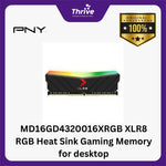 Load image into Gallery viewer, MD16GD4320016XRGB XLR8 RGB Heat Sink Gaming Memory for desktop
