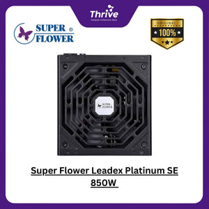 Super Flower Leadex Platinum SE 850W - SF-850F14MP - 80+ PLATINUM - Full Modular - PCIe 5.0 Ready - 10 Years