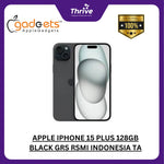 Load image into Gallery viewer, APPLE IPHONE 15 PLUS 128GB BLACK GRS RSMI INDONESIA TAM
