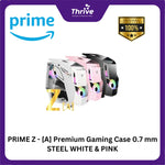 Load image into Gallery viewer, PRIME Z - [A] Premium Gaming Case 0.7 mm STEEL WHITE &amp; PINK
