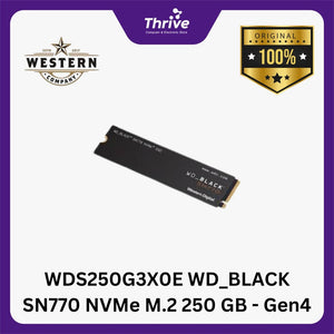 WDS250G3X0E WD_BLACK SN770 NVMe M.2 250 GB - Gen4