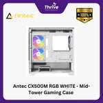 Load image into Gallery viewer, Antec CX500M RGB WHITE - Mid-Tower Gaming Case - 4mm Tempered Glass Side Panel - Type-C 3.2 Gen 2 Ready - Free 2Pcs 120mm RGB Fans Reverse + 1Pcs 120mm RGB Fans
