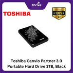 Load image into Gallery viewer, Toshiba Canvio Partner 3.0 Portable Hard Drive 1TB, Black
