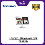 Load image into Gallery viewer, LENOVO L22E-40 MONITOR 21.5 FHD 169 FLAT VA 72 NTSC 75HZ TILT 3Y
