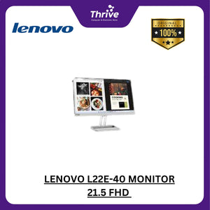 LENOVO L22E-40 MONITOR 21.5 FHD 169 FLAT VA 72 NTSC 75HZ TILT 3Y