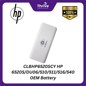 CLBHP6520SCY HP 6520S/DU06/510/511/516/540 OEM Battery
