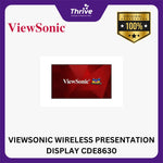 Load image into Gallery viewer, VIEWSONIC WIRELESS PRESENTATION DISPLAY CDE8630
