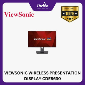 VIEWSONIC WIRELESS PRESENTATION DISPLAY CDE8630