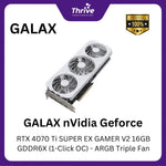 Load image into Gallery viewer, GALAX nVidia Geforce RTX 4070 Ti SUPER EX GAMER V2 16GB GDDR6X (1-Click OC) - ARGB Triple Fan

