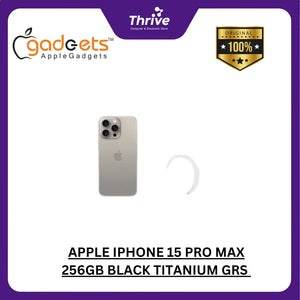 APPLE IPHONE 15 PRO MAX 256GB BLACK TITANIUM GRS RSMI INDONESIA GDN