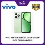 Load image into Gallery viewer, VIVO Y18 6GB 128GB LEMON GREEN (BOX CHA+CAS+SCR)
