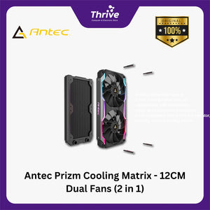 Antec Prizm Cooling Matrix - 12CM Dual Fans (2 in 1) with ARGB Bracket ( Addressable RGB )