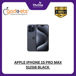 APPLE IPHONE 15 PRO MAX 512GB BLACK TITANIUM GRS RSMI INDONESIA DIGIMAP