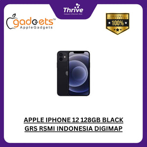 APPLE IPHONE 12 128GB BLACK GRS RSMI INDONESIA DIGIMAP