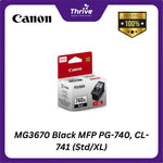Load image into Gallery viewer, MG3670 Black MFP PG-740, CL-741 (Std/XL)