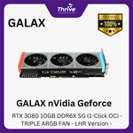 Load image into Gallery viewer, GALAX nVidia Geforce RTX 3080 10GB DDR6X SG (1-Click OC) - TRIPLE ARGB FAN - LHR Version -