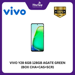 VIVO Y28 6GB 128GB AGATE GREEN (BOX CHA+CAS+SCR)