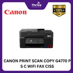 Load image into Gallery viewer, CANON PRINT SCAN COPY G4770 P S C WIFI FAX CISS
