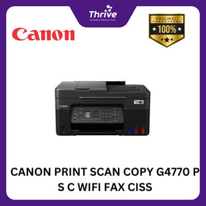 CANON PRINT SCAN COPY G4770 P S C WIFI FAX CISS