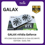 Load image into Gallery viewer, GALAX nVidia Geforce RTX 2060 6GB DDR6 EX (1-Click OC) WHITE EDITION - DUAL FAN