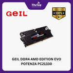 Load image into Gallery viewer, GEIL DDR4 AMD EDITION EVO POTENZA PC21330 2666MHz Dual Channel 8GB (2x4GB) 19-19-19-43 GAPB48GB2666C19DC
