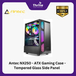 Load image into Gallery viewer, Antec NX250 - ATX Gaming Case - Tempered Glass Side Panel - FREE 1 PCS 12CM FAN
