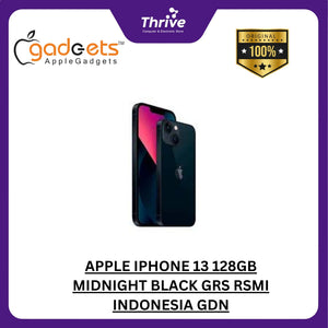 APPLE IPHONE 13 128GB MIDNIGHT BLACK GRS RSMI INDONESIA GDN