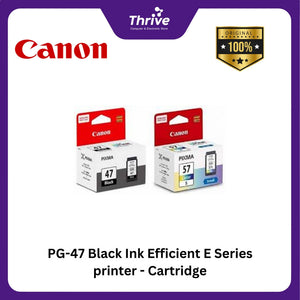 PG-47 Black Ink Efficient E Series printer - Cartridge