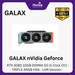 Load image into Gallery viewer, GALAX nVidia Geforce RTX 3080 10GB DDR6X SG (1-Click OC) - TRIPLE ARGB FAN - LHR Version -