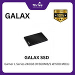 Load image into Gallery viewer, GALAX SSD Gamer L Series 240GB (R:560MB/S W:500 MB/s)
