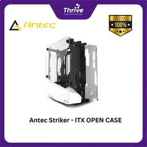 Antec Striker - ITX OPEN CASE - Dual Side 4mm Tempered Glass - Aluminum + Steel - Type C 3.1 Ready & Riser Cable