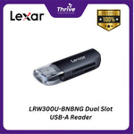 Load image into Gallery viewer, LRW300U-BNBNG Dual Slot USB-A Reader
