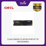 Load image into Gallery viewer, X-Geil 256GB 2.5 SATAIII R/W UP TO 550/520MB/s
