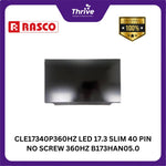 Load image into Gallery viewer, CLE17340P360HZ LED 17.3 SLIM 40 PIN NO SCREW 360HZ B173HAN05.0
