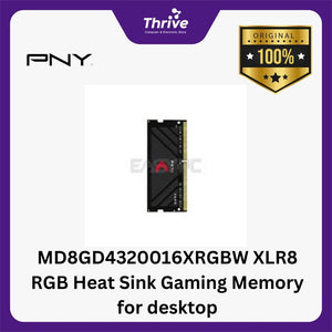 MD8GD4320016XRGBW XLR8 RGB Heat Sink Gaming Memory for desktop