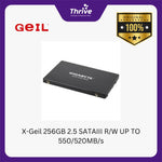 Load image into Gallery viewer, X-Geil 256GB 2.5 SATAIII R/W UP TO 550/520MB/s
