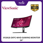 Load image into Gallery viewer, VX3418-2KPC-MHD GAMING MONITOR 34&quot;
