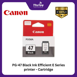 PG-47 Black Ink Efficient E Series printer - Cartridge