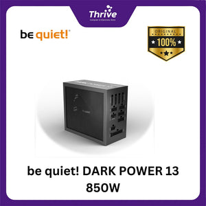 be quiet! DARK POWER 13 850W - Fully Modular - ATX 3.0 PCIe 5.0 - 80+ Titanium Certified - 10 Years Warranty - Number 1 PSU in Germany