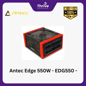 Antec Edge 550W - EDG550 - 80+ Gold - Japanese Capacitor ! (PSU Made by Seasonic) - Full Modular - LED Fan - 5 Years Warranty Replacement