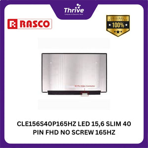 CLE156S40P165HZ LED 15,6 SLIM 40 PIN FHD NO SCREW 165HZ NV156FHM-NY8