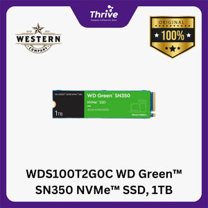 WDS100T2G0C WD Green™ SN350 NVMe™ SSD, 1TB