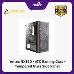 Load image into Gallery viewer, Antec NX290 - ATX Gaming Case - Tempered Glass Side Panel - FREE 3 PCS 12CM RGB FANS + 1 PCS 12CM FAN
